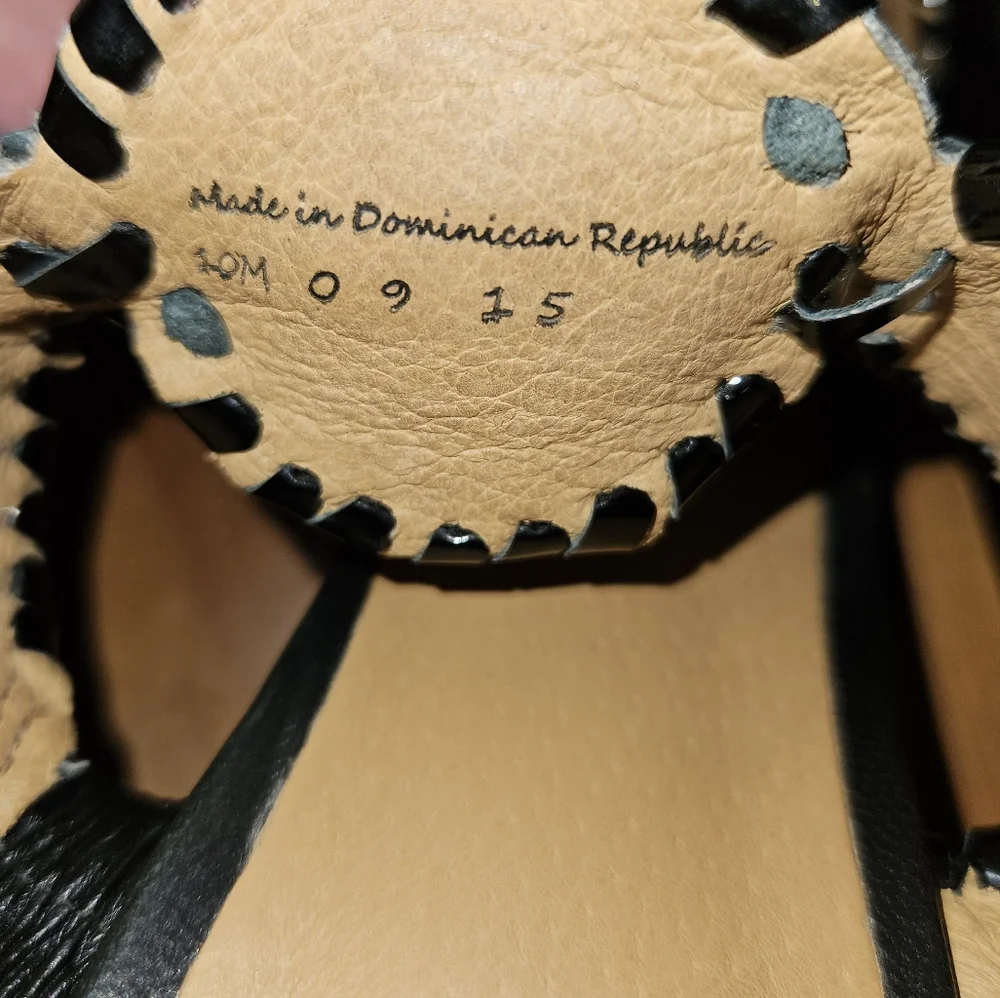 Jack Rogers Luccia Wedge Black Women's 10 - Picture 10 of 11